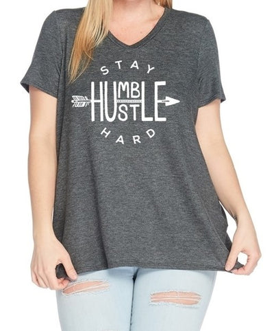 PLUS Stay Humble Graphic Tee - gkbrandclothing