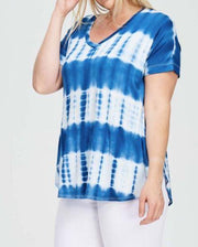 Tye-Dye V-Neck Tunic Top - gkbrandclothing