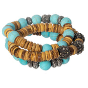 Stone and Wooden Bracelet - gkbrandclothing