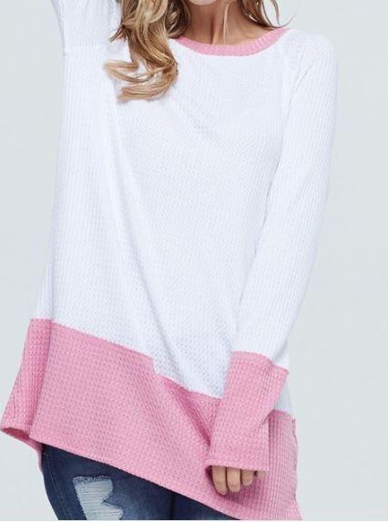 Color Block Knit Sweater - gkbrandclothing