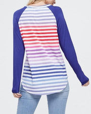 Striped Knit Top - gkbrandclothing