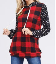 Plaid Hoodie - gkbrandclothing