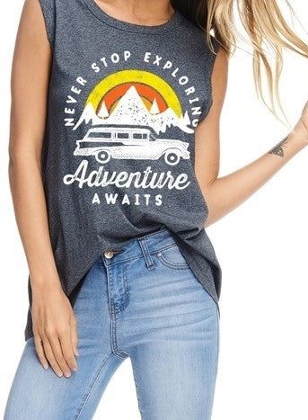 Adventure Awaits Graphic Top - gkbrandclothing