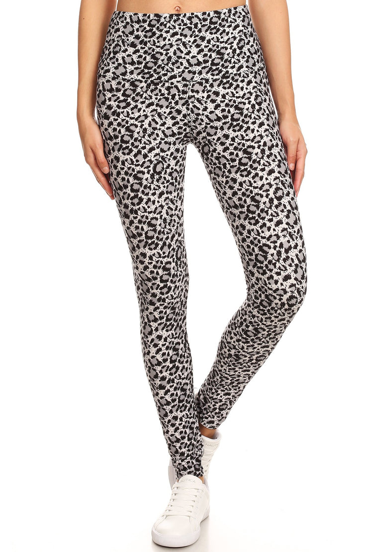 Leopard Print Leggings - gkbrandclothing