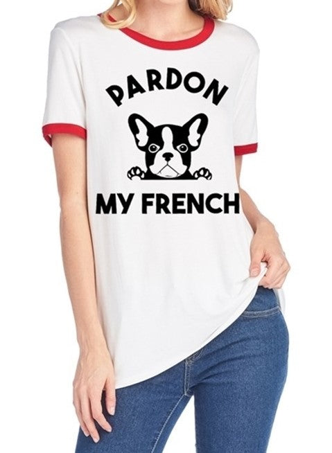 Pardon My French Graphic Tee - gkbrandclothing