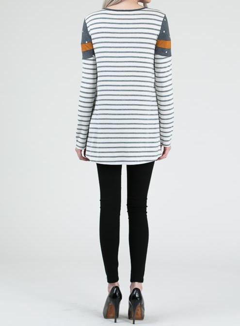 Polka Dot/Stripe Long Sleeve - gkbrandclothing