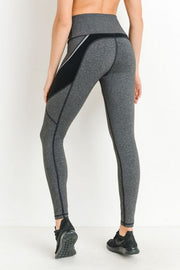 Highwaist Performance Color Block Leggings - gkbrandclothing