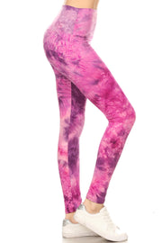 Pink Tie Dye Leggings - gkbrandclothing